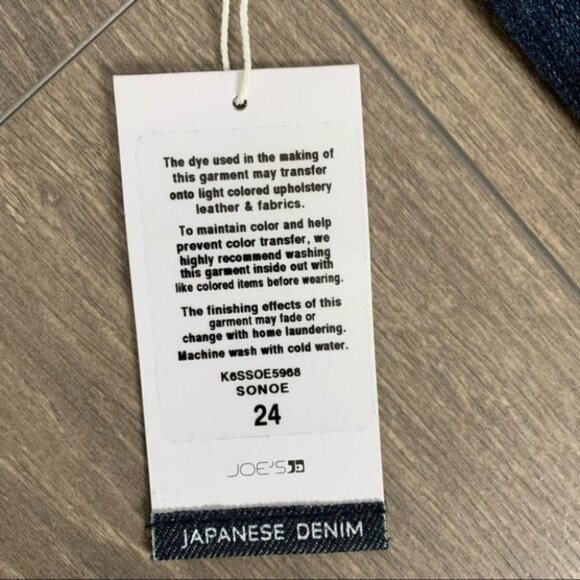 Joe's Jeans Skinny Jeans Icon Ankle Sonoe Denim dark wash raw hem mid rise - Picture 12 of 16